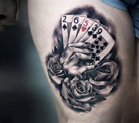 poker tattoo|poker tattoos for women.